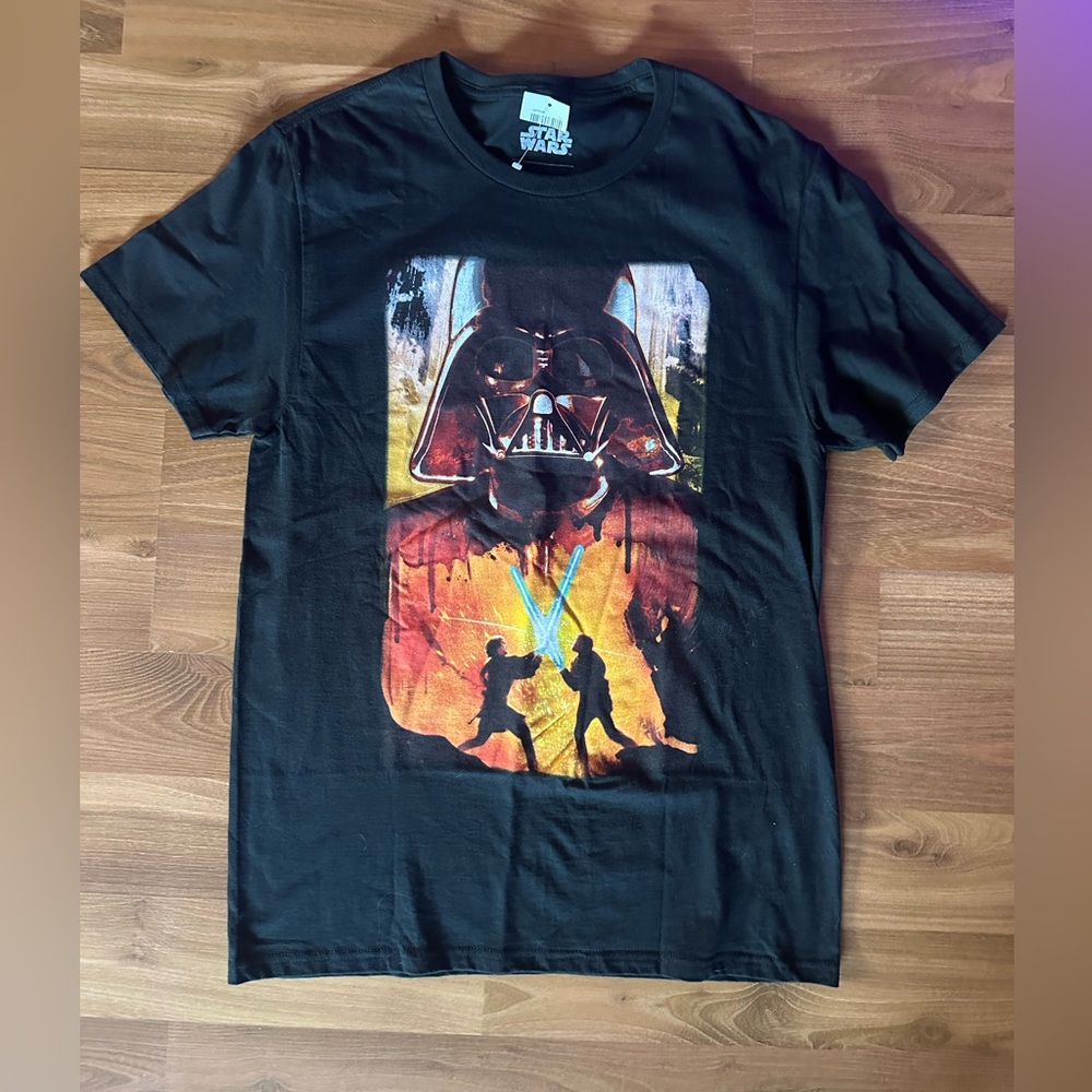 Star Wars Black and Multicolor Graphic Tee Unisex